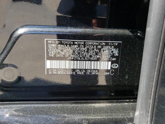 2020 LEXUS GS 350 BAS - JTHFZ1BL6LA019839
