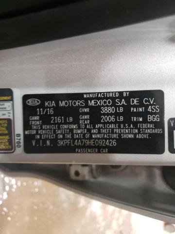 3KPFL4A79HE092426 KIA FORTE LX