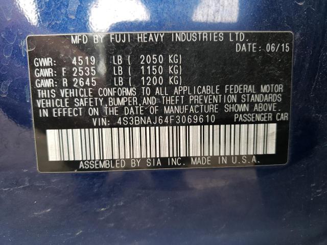4S3BNAJ64F3069610 Subaru Legacy 2.5i Limited
