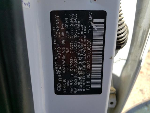 2016 HYUNDAI 150 - KM8J33A42GU096906
