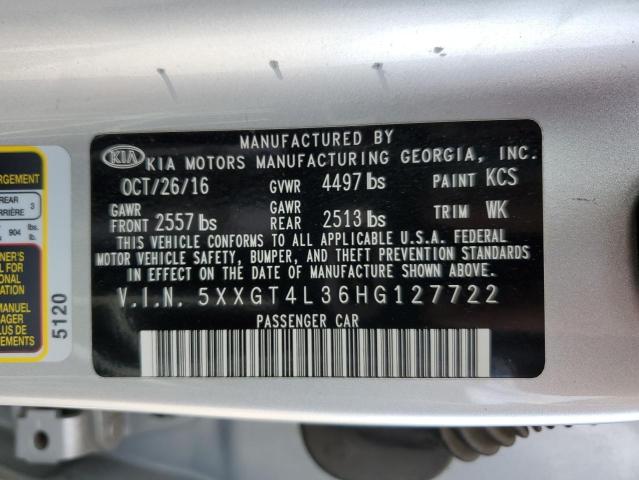 5XXGT4L36HG127722 KIA Optima Lx
