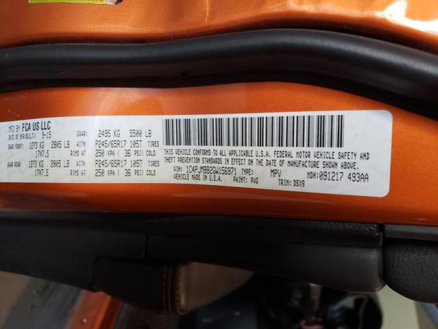 1C4PJMBB2GW156971 Jeep Cherokee Trailhawk
