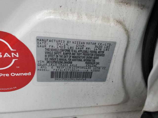2019 NISSAN KICKS S 3N1CP5CU3KL564268