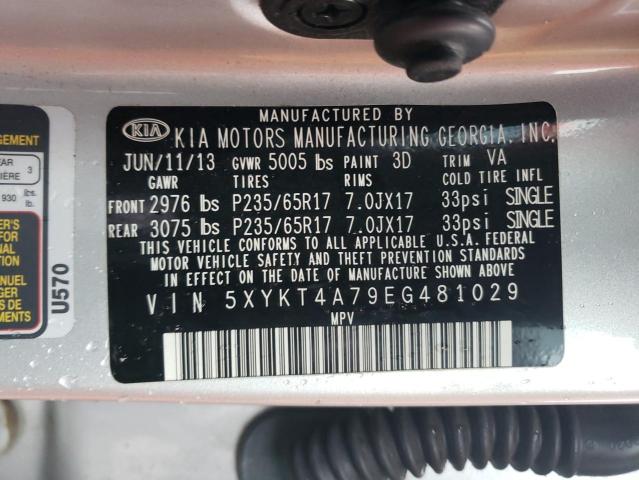 5XYKT4A79EG481029 KIA SORENTO LX