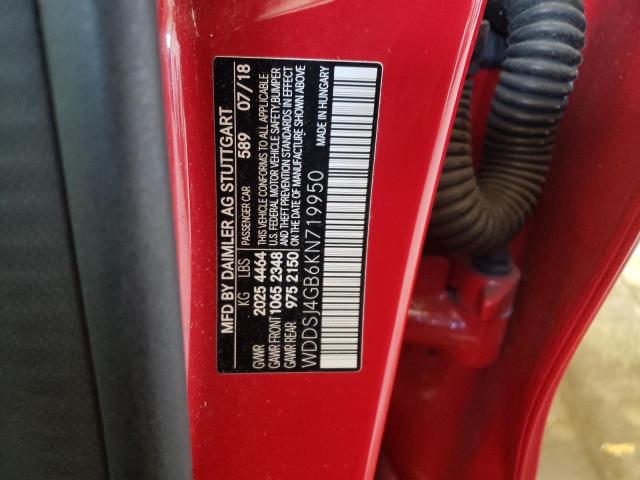 2019 MERCEDES-BENZ CLA 250 4M - WDDSJ4GB6KN719950