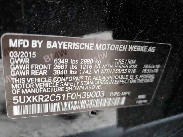 2015 BMW X5 SDRIVE3 - 5UXKR2C51F0H39003