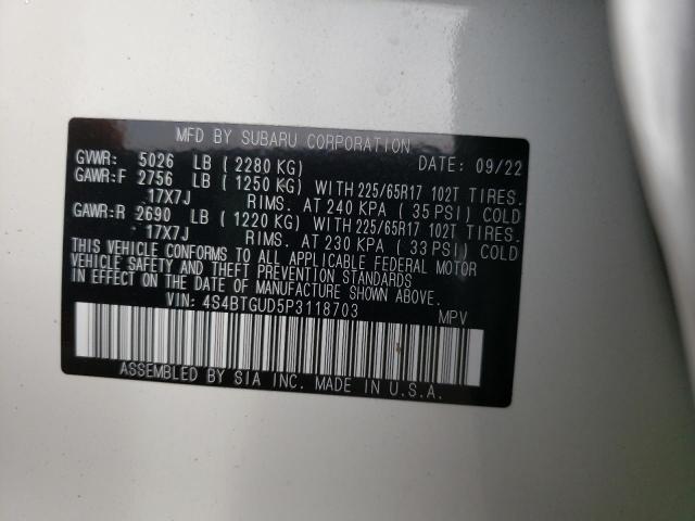 4S4BTGUD5P3118703 Subaru Outback Wilderness