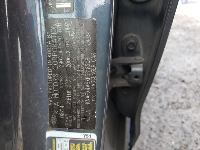 KNAFX4A8XF5318508 KIA FORTE EX