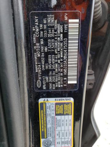 2017 HYUNDAI TUCSON LIM - KM8J33A29HU475353