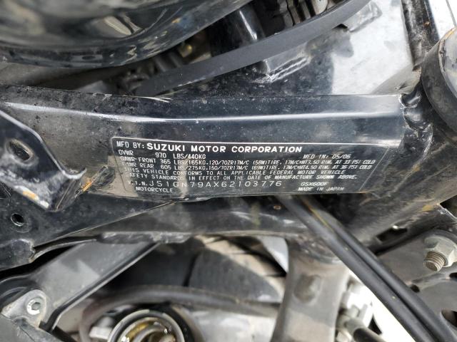 2006 SUZUKI GSX600 F - JS1GN79AX62103776