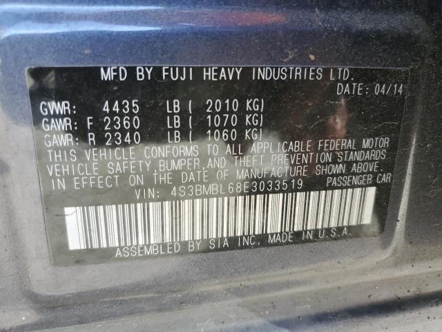 4S3BMBL68E3033519 Subaru Legacy 2.5i Limited