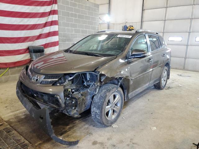 Salvage cars for sale from Copart Columbia, MO: 2015 Toyota Rav4 XLE