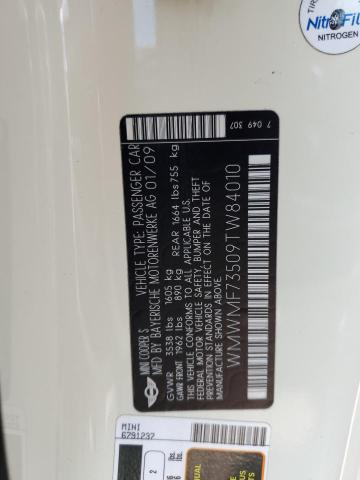 WMWMF73509TW84010 Mini Cooper
