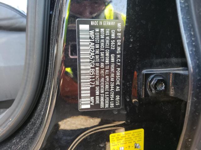 2016 PORSCHE MACAN S - WP1AB2A57GLB51171