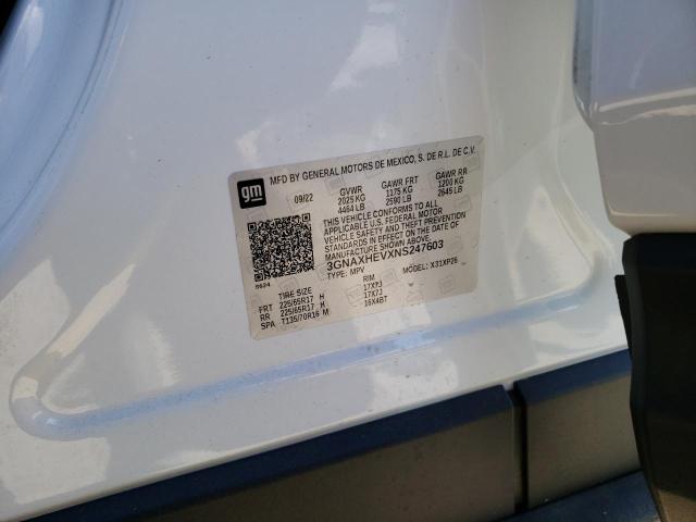 2022 CHEVROLET EQUINOX LS - 3GNAXHEVXNS247603