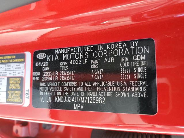 KNDJ33AU7M7126982 KIA SOUL EX