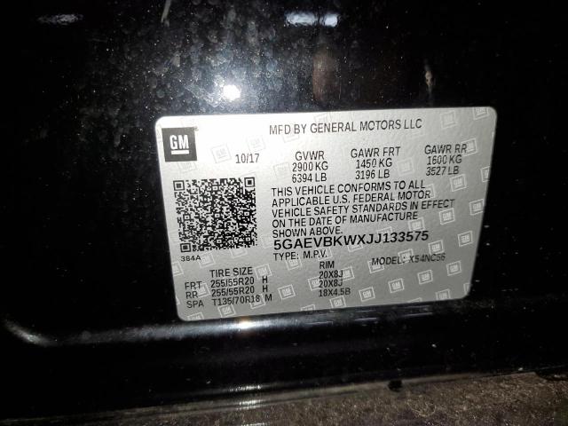 5GAEVBKWXJJ133575 Buick Enclave Premium