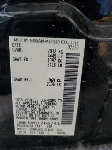 2020 NISSAN ALTIMA SV - 1N4BL4DW1LC266741