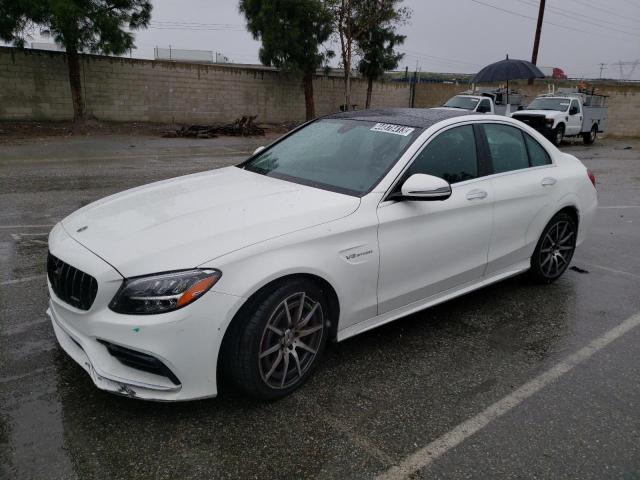 Vehiculos salvage en venta de Copart Rancho Cucamonga, CA: 2020 Mercedes-Benz C 63 AMG