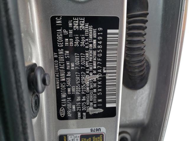 2015 KIA SORENTO LX - 5XYKTDA77FG584919