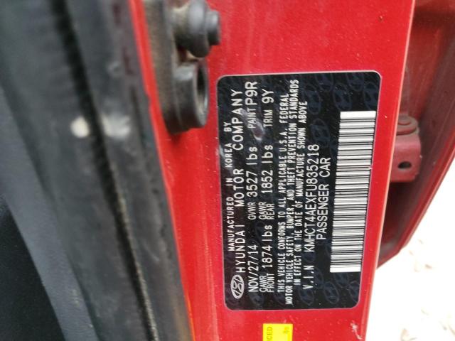 KMHCT4AEXFU835218 Hyundai ACCENT GLS