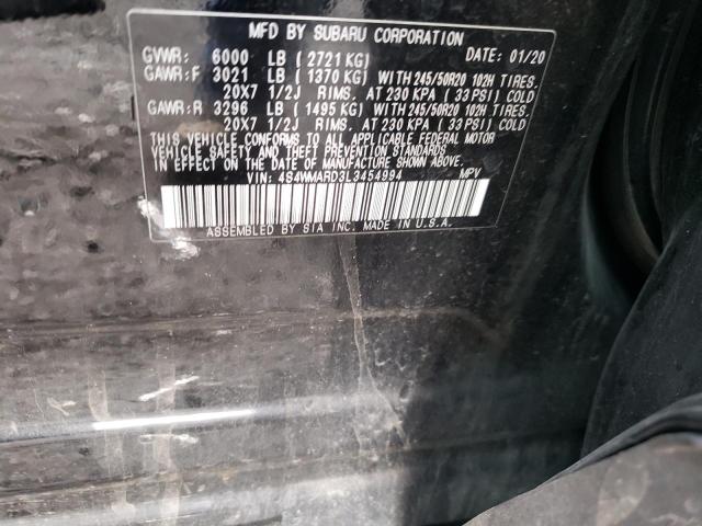 4S4WMARD3L3454994 Subaru Ascent Touring