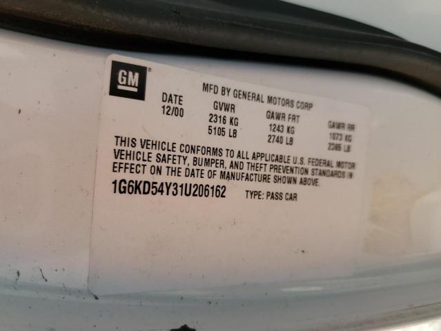 1G6KD54Y31U206162 Cadillac Deville