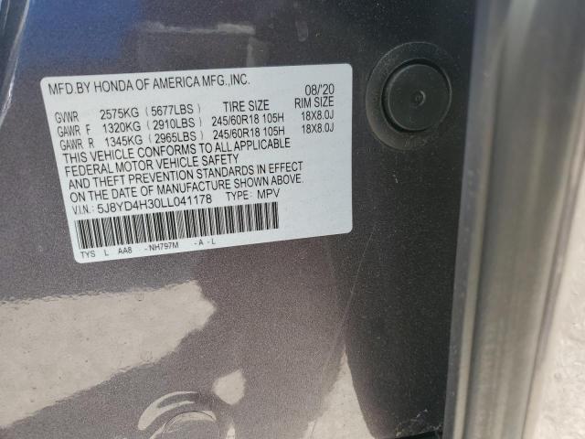 2020 ACURA MDX - 5J8YD4H30LL041178