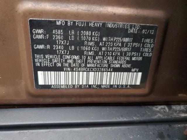 4S4BRCKCXD3286544 Subaru Outback 2.5i Limited
