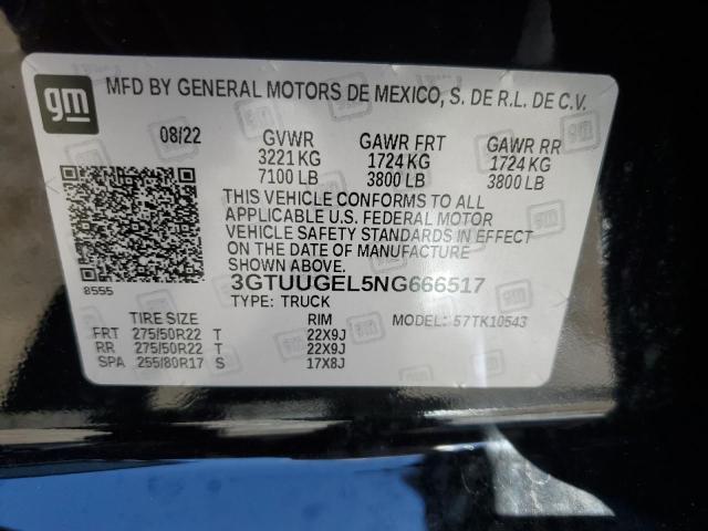 3GTUUGEL5NG666517 GMC Sierra K1500 Denali