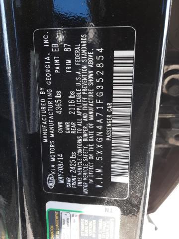 5XXGN4A71FG352854 KIA OPTIMA EX