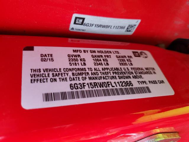 2015 CHEVROLET SS - 6G3F15RW0FL112366