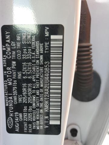 KM8K12AA2LU440853 Hyundai Kona Se