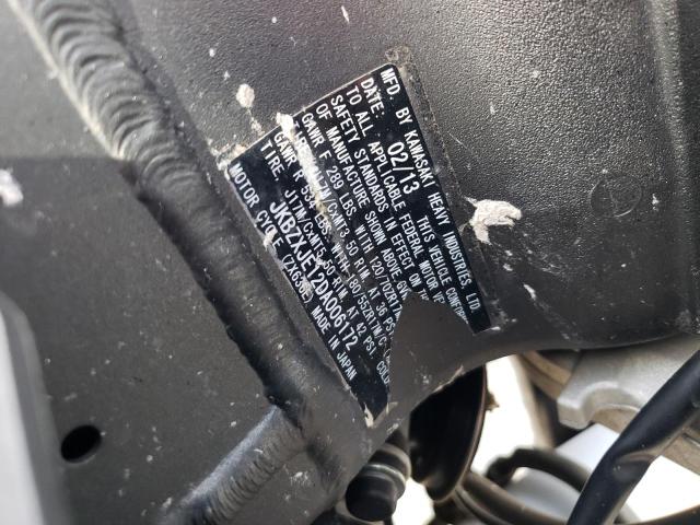 2013 KAWASAKI ZX636 E - JKBZXJE12DA006172