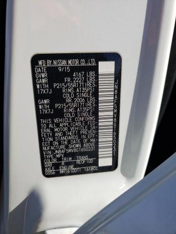 2016 NISSAN JUKE S - JN8AF5MV8GT650231