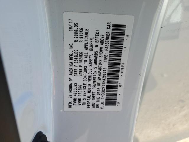 2017 HONDA ACCORD LX - 1HGCR2F32HA296212