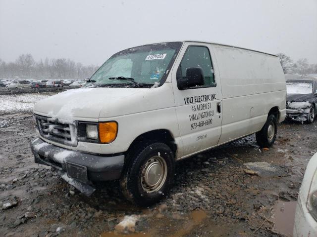 Salvage trucks for sale at Hillsborough, NJ auction: 2003 Ford Econoline E150 Van