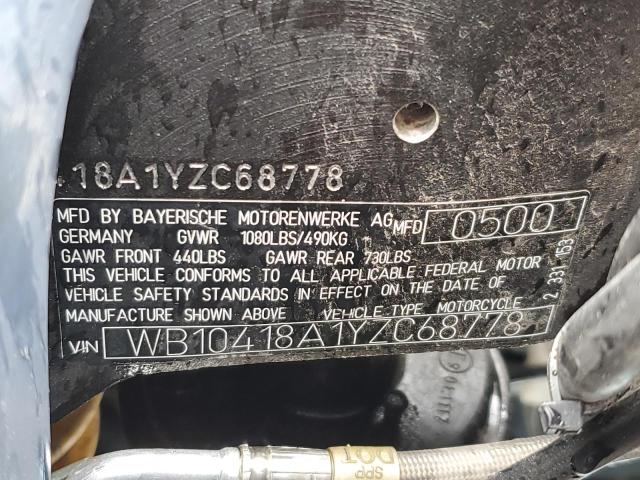 2000 BMW R1100 RT WB10418A1YZC68778