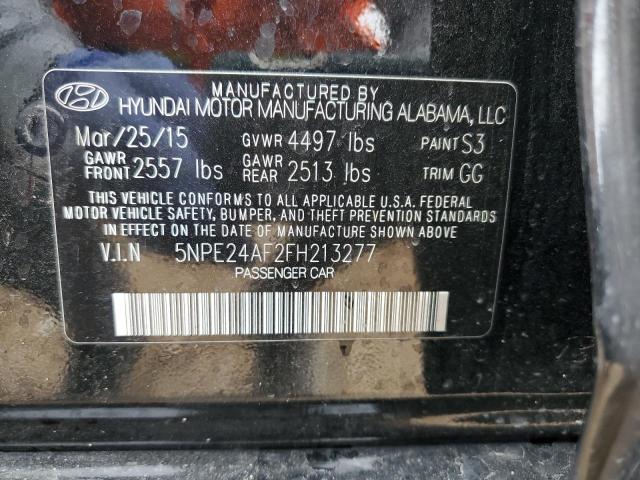 5NPE24AF2FH213277 Hyundai SONATA SE