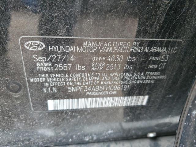 2015 HYUNDAI SONATA SPO 5NPE34AB5FH096191