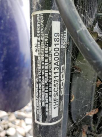 2003 HONDA VT1300 S 1HFSC52113A000189