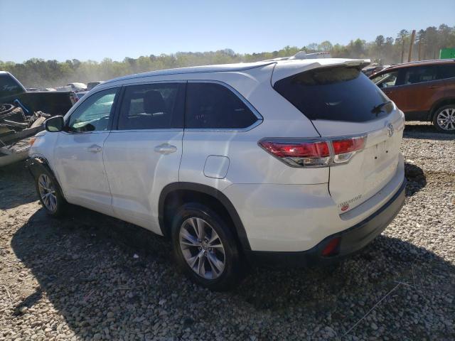 VIN 5TDKKRFH0FS086338 2015 Toyota Highlander, Xle no.2