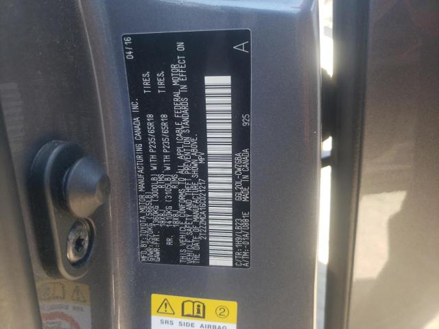2016 LEXUS RX 350 - 2T2ZZMCA1GC021217