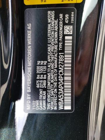BMW 430I 2023 WBA53AP04PCM27891 Image 12
