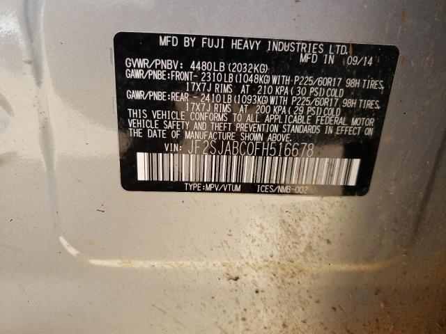 JF2SJABC0FH516678 Subaru Forester 2.5i