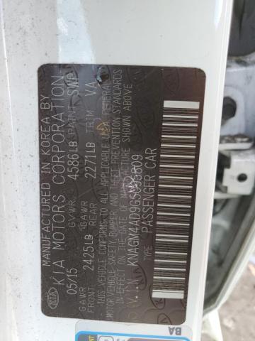 KNAGM4AD9G5095809 KIA OPTIMA HYBRID