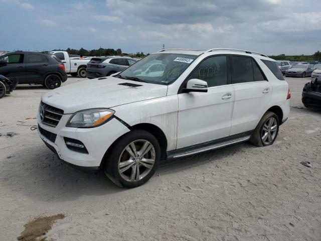Salvage cars for sale at West Palm Beach, FL auction: 2015 Mercedes-Benz ML 350 4matic