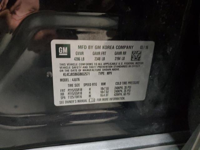 2016 BUICK ENCORE CON - KL4CJBSB6GB652571
