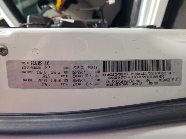 2018 DODGE GR CARAVAN 2C4RDGCG0JR268342