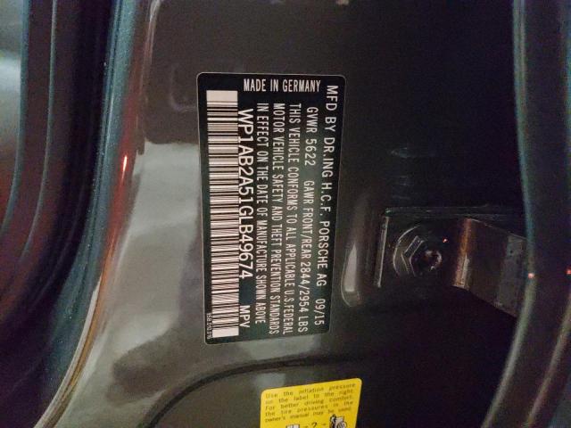 2016 PORSCHE MACAN S - WP1AB2A51GLB49674